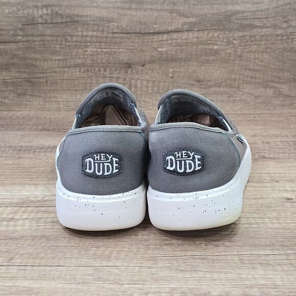 Hey Dude Sunapee M Sport Men's Size 11 Gray Casual Comfort Shoes (40241-030) - Picture 4 of 9